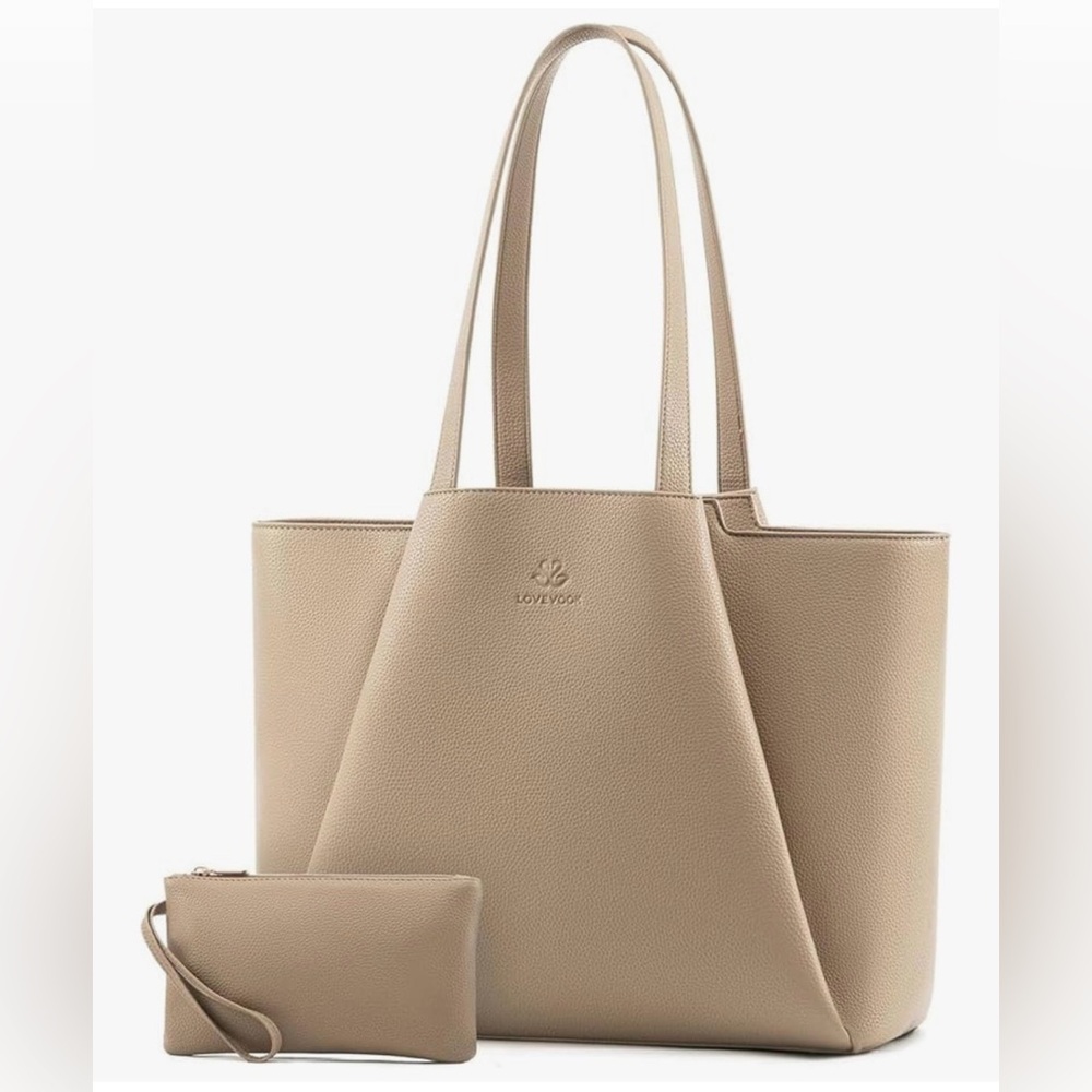 NEW LOVEVOOK Laptop Tote Bag for Women 15.6” – Sandy